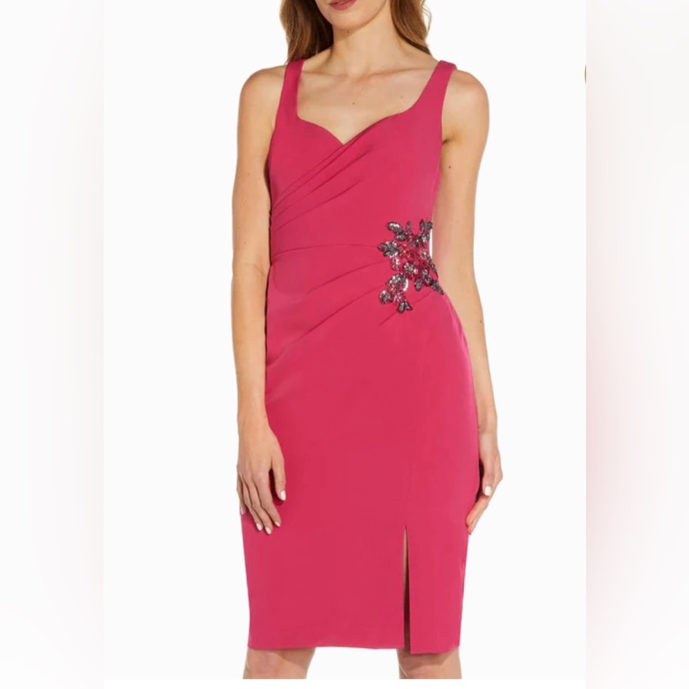 NWT pink cocktail and party dress Adriana Papell